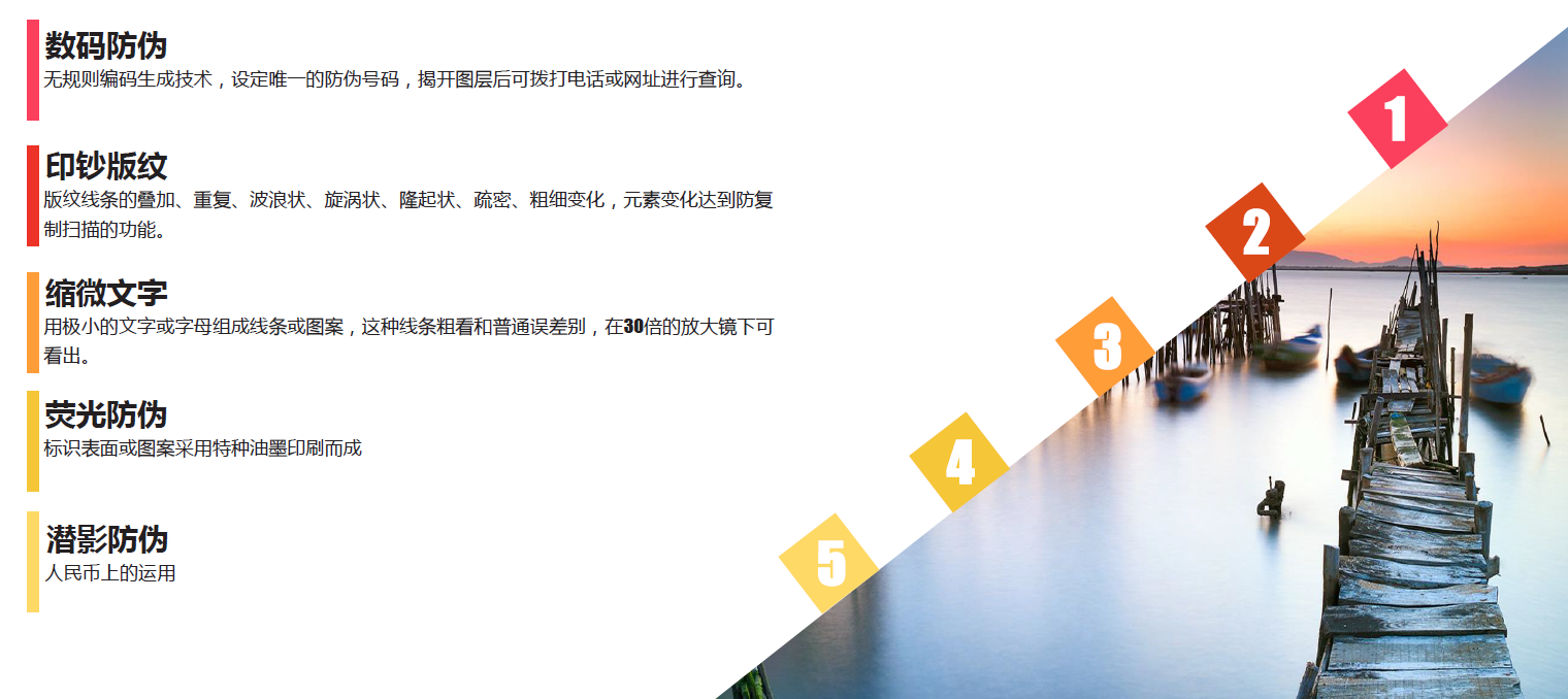 防伪标签的防伪技术