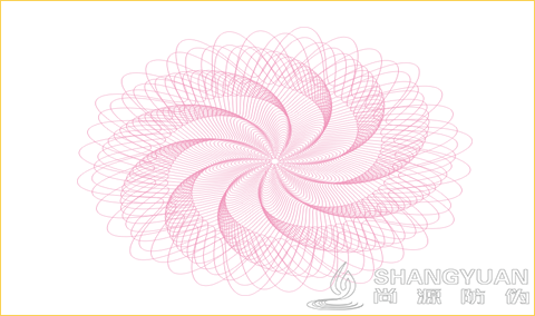 尚源防伪：团花防伪标签美观大方